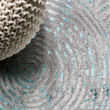 Timeworn Modern Abstract Area Rug